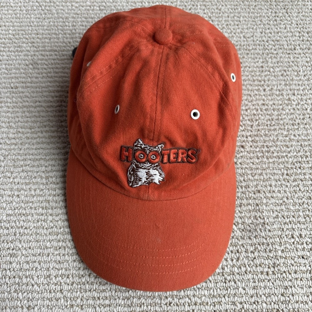 Hooters Cotton Owl Strapback Baseball Hat Cap Adjustable